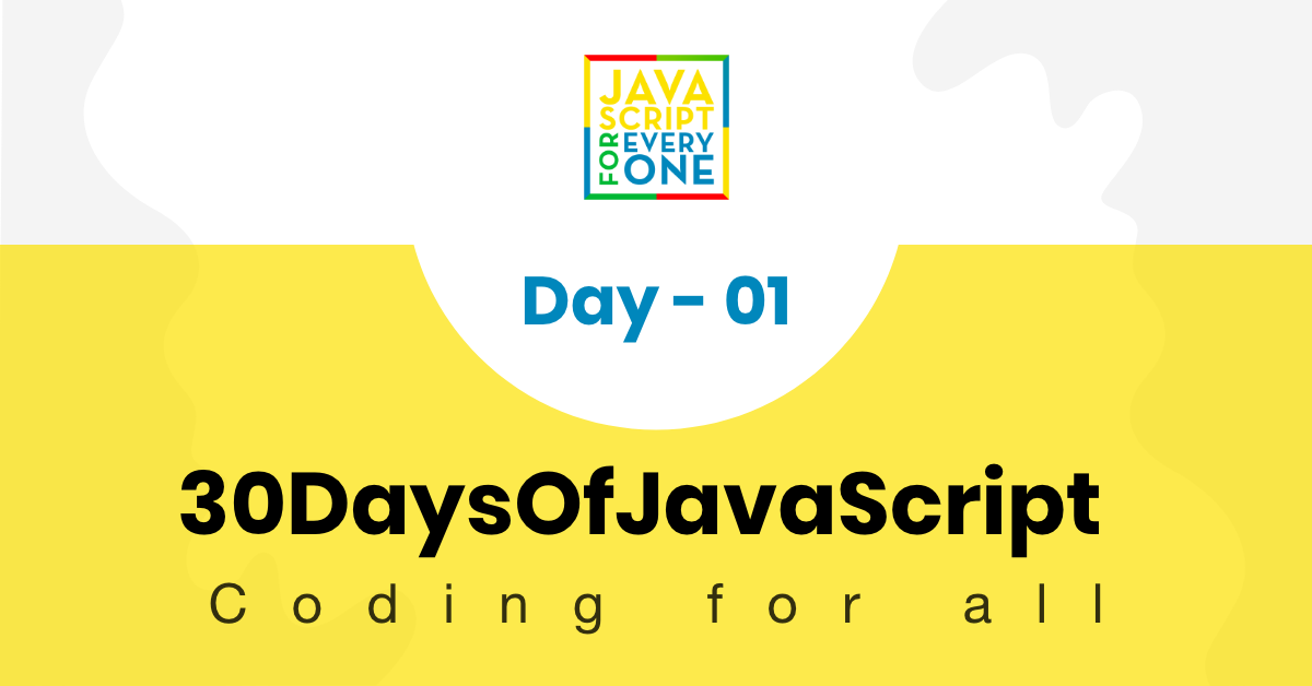 Day 1 of 30 Days of JS Thumnail